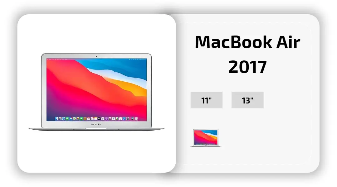 Macbook air best sale 2017 pris